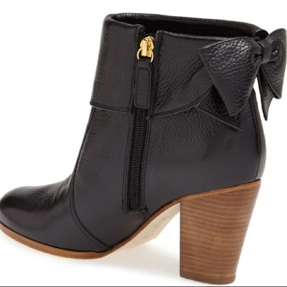 kate spade Shoes - Kate Spade New York ‘Lanise’ Leather Bow Booties